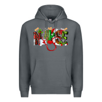 Rock nurse christmas Premium Hoodie - MaliasSmallBusiness