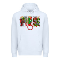 White nurse christmas Premium Hoodie - MaliasSmallBusiness