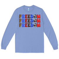 Colony Blue 4th of july freedom Long Sleeve Tee - HRA Design Shop