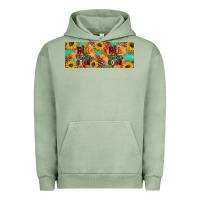 Pigment Oil Green Fall is my favorite color Urban Hoodie - Artiststas