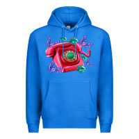 True Royal love balloons and pink valentines telephone Premium Hoodie - AdoDesignShop