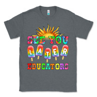 Charcoal Heather see you later educators Classic Tee - HRA Design Shop