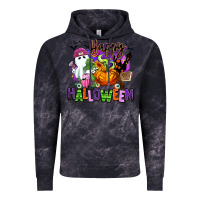 Cloud Black Happy Halloween Vintage Hoodie - RanaPortraitStore