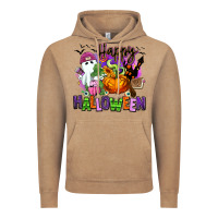 Vintage Coffee Happy Halloween Vintage Hoodie - RanaPortraitStore