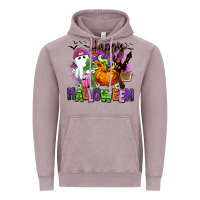 Vintage Zinc Happy Halloween Vintage Hoodie - RanaPortraitStore