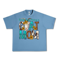 Pebble Blue kinda busy being a goat mom Urban Heavy Tee - texasbilliewilder