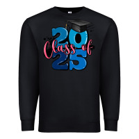 Black class of 2025 Premium Sweatshirt - MaliasSmallBusiness