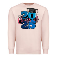 Pale Pink class of 2025 Premium Sweatshirt - MaliasSmallBusiness