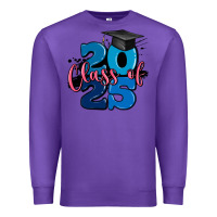 Purple class of 2025 Premium Sweatshirt - MaliasSmallBusiness