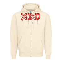 Sandshell Valentine's Day Xoxo Balloon Zipper Hoodie - Artiststas