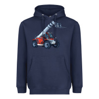Navy Telehandler Heavyweight Hoodie - LillyAllenDesigns