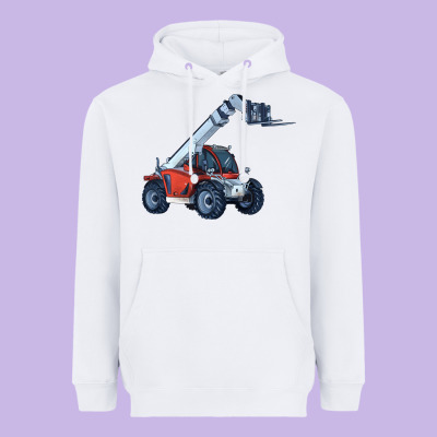 Telehandler Heavyweight Hoodie Designed By Lillyallendesigns