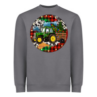 Storm Christmas Farm Tractor Heavyweight Sweatshirt - RanaPortraitStore