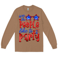 Toasted Coconut we people like the party Long Sleeve Tee - HRA Design Shop