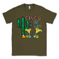 Army Green cinco de mayo cactus Classic Tee - CowhideDigitalArt