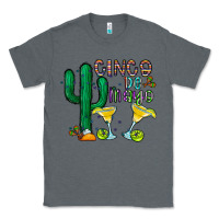 Charcoal Heather cinco de mayo cactus Classic Tee - CowhideDigitalArt