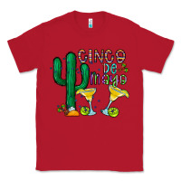 Red cinco de mayo cactus Classic Tee - CowhideDigitalArt