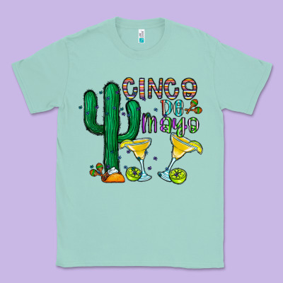 Cinco De Mayo Cactus Classic Tee Designed By Cowhidedigitalart