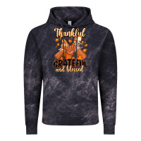 Cloud Black Thankful grateful and Blessed black boy sneakers Vintage Hoodie - RanaPortraitStore