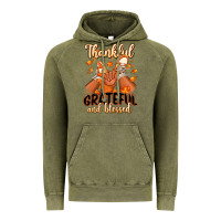 Vintage Olive Thankful grateful and Blessed black boy sneakers Vintage Hoodie - RanaPortraitStore