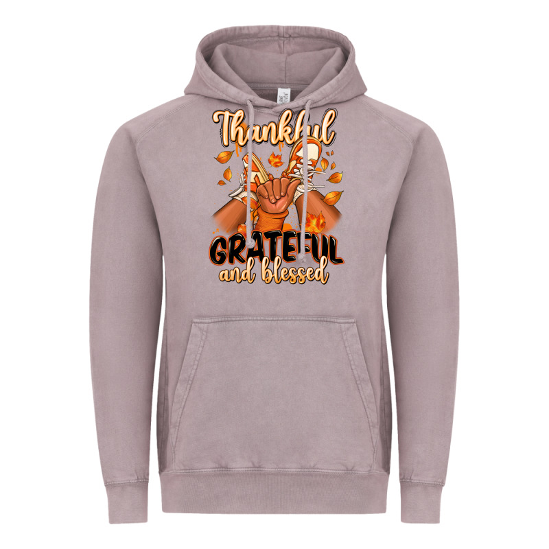 Thankful Grateful And Blessed Black Boy Sneakers Vintage Hoodie by RanaPortraitStore | Teevron