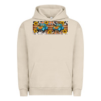 Pigment French Oak Fall truck Urban Hoodie - Artiststas