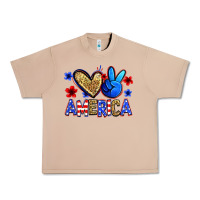 Burro peace love america Urban Heavy Tee - Zillion Design Studio
