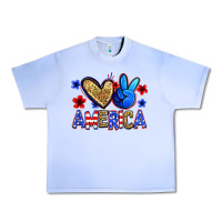 Grape Ice peace love america Urban Heavy Tee - Zillion Design Studio