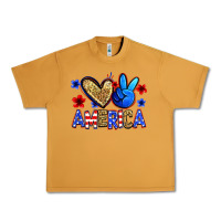 Peanut Butter peace love america Urban Heavy Tee - Zillion Design Studio