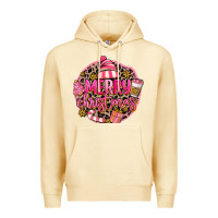 Pina Colada pink merry christmas Premium Hoodie - MaliasSmallBusiness