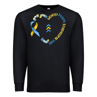 Black world down syndrome day Premium Sweatshirt - MaliasSmallBusiness