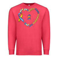 Cardinal world down syndrome day Premium Sweatshirt - MaliasSmallBusiness