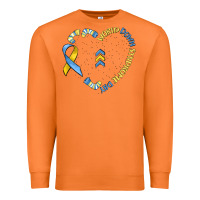 Carrot world down syndrome day Premium Sweatshirt - MaliasSmallBusiness