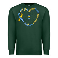 Sports Green world down syndrome day Premium Sweatshirt - MaliasSmallBusiness