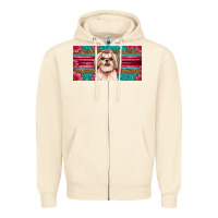 Sandshell Western Shih Tzu License Plate Design Zipper Hoodie - JahusDesignShop