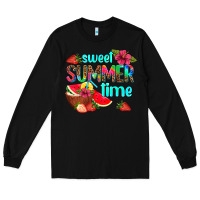Black sweet summer time Long Sleeve Tee - AdoDesignShop