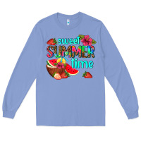 Colony Blue sweet summer time Long Sleeve Tee - AdoDesignShop