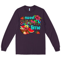 Plum sweet summer time Long Sleeve Tee - AdoDesignShop