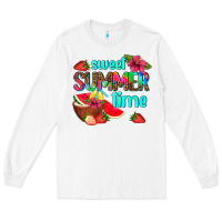 White sweet summer time Long Sleeve Tee - AdoDesignShop