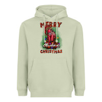 Matcha merry clucking christmas rooster Heavyweight Hoodie - BarkalooDesign
