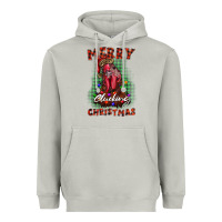 Moon Dust merry clucking christmas rooster Heavyweight Hoodie - BarkalooDesign