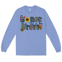Colony Blue honor the brave Long Sleeve Tee - CowhideDigitalArt