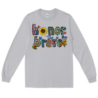 Moon Dust honor the brave Long Sleeve Tee - CowhideDigitalArt