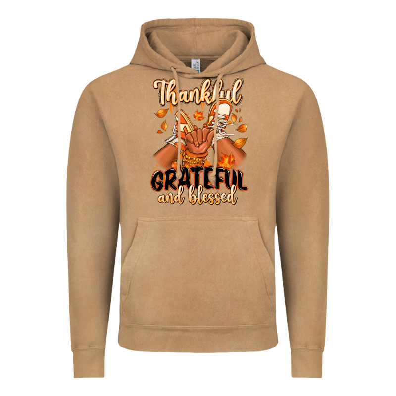 Thankful Grateful And Blessed Black Baby Girl Vintage Hoodie by RanaPortraitStore | Teevron