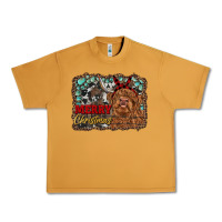 Peanut Butter merry christmas highland cow Urban Heavy Tee - RanaPortraitStore