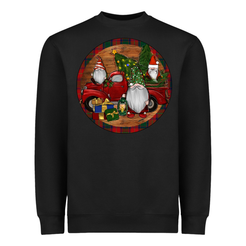 Gnome Truck Christmas Heavyweight Sweatshirt by RanaPortraitStore | Teevron