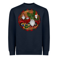 Navy Gnome Truck Christmas Heavyweight Sweatshirt - RanaPortraitStore