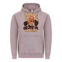 Vintage Zinc Thankful grateful and Blessed black man sneakers Vintage Hoodie - RanaPortraitStore