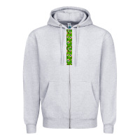 Heather Grey Halloween Key Fob Zipper Hoodie - BundleAndBundleShop