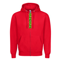 Red Halloween Key Fob Zipper Hoodie - BundleAndBundleShop